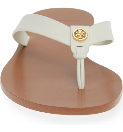 Shop Tory Burch Manon Flip Flop In Perfect Ivory