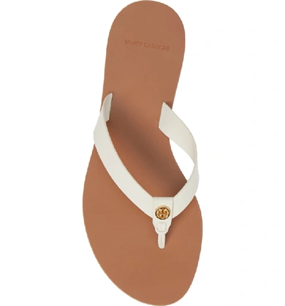 Shop Tory Burch Manon Flip Flop In Perfect Ivory