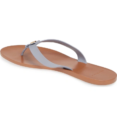 Shop Tory Burch Manon Flip Flop In Cloud Blue