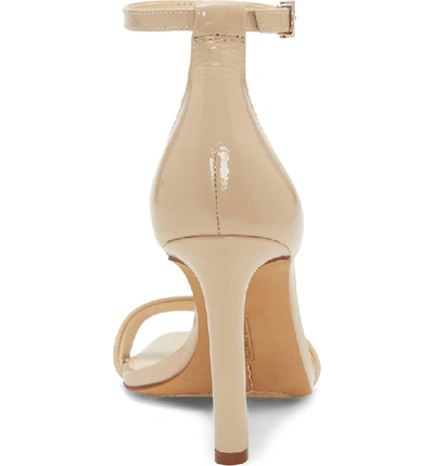 Shop Vince Camuto Lauralie Ankle Strap Sandal In Bisque Patent Leather