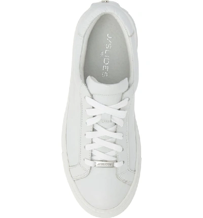 Shop Jslides Lacee Sneaker In White Leather