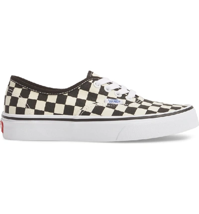 Shop Vans Authentic Sneaker In Black/ White Checker