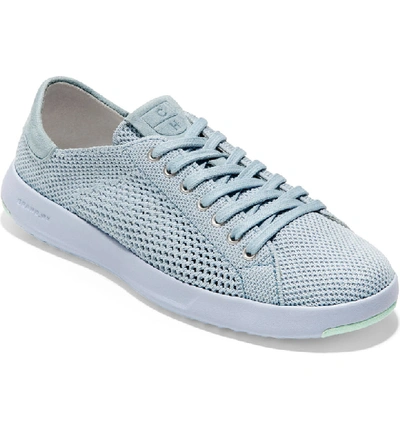 Shop Cole Haan Grandpro Stitchlite Sneaker In Zen Blue Fabric