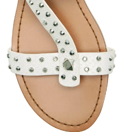 Shop Vince Camuto Ravensa Studded Sandal In Pure Leather