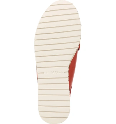 Shop Vince Jesson Espadrille Slingback Sandal In Adobe Red
