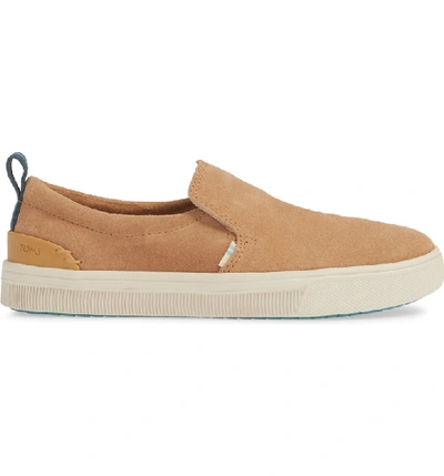 Shop Toms Trvl Lite Slip-on Sneaker In Honey Suede