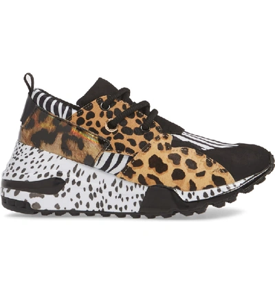 Steve Madden Women's Cliff Sneaker Animal Multi Leopard