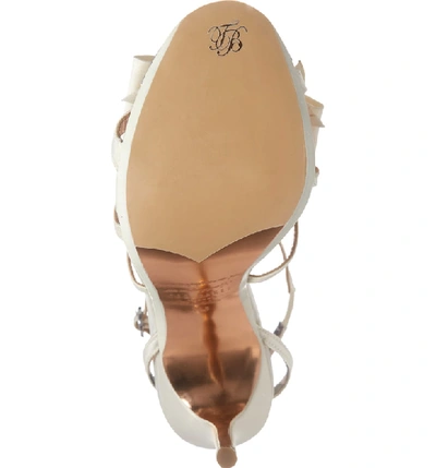 Shop Ted Baker Arayis Sandal In Ivory Satin
