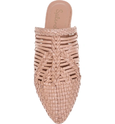 Shop Splendid Tucker Woven Mule In Natural Leather