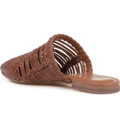 Shop Splendid Tucker Woven Mule In Rust Leather