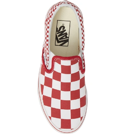 Shop Vans Classic Slip-on Sneaker In Mix Check