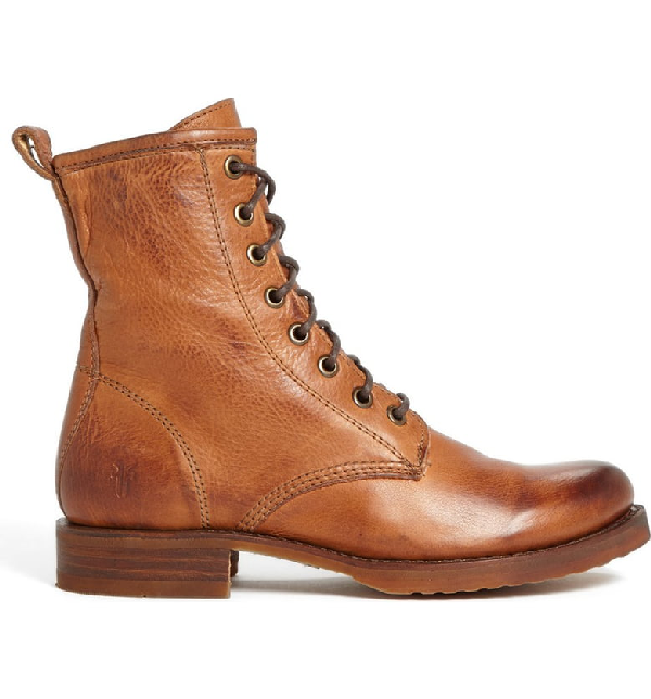 veronica combat boot whiskey