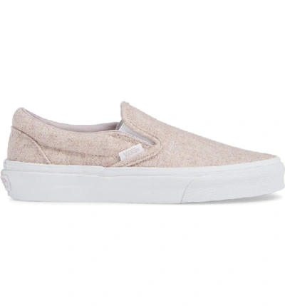 Shop Vans Classic Slip-on Sneaker In Violet Ice/ True White
