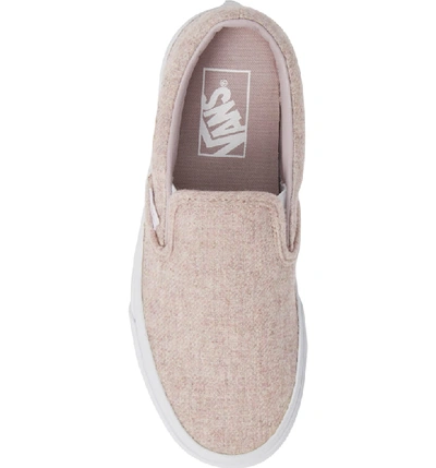 Shop Vans Classic Slip-on Sneaker In Violet Ice/ True White