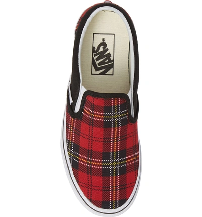Shop Vans Classic Slip-on Sneaker In Tartan Pa