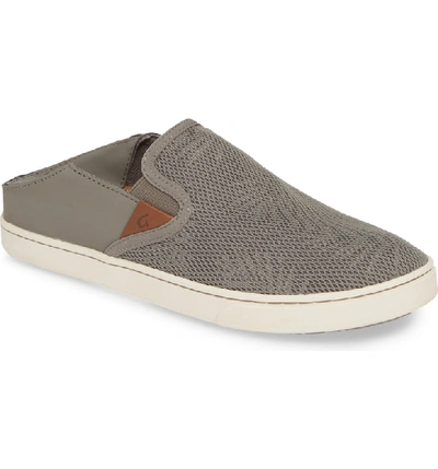 Shop Olukai 'pehuea' Slip-on Sneaker In Pale Moss/ Palm Fabric
