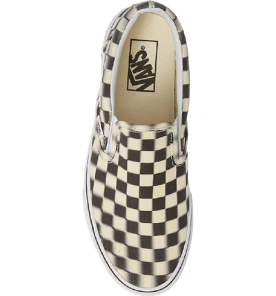 Shop Vans Classic Slip-on Sneaker In Black/ Classic White
