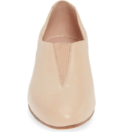 Shop Taryn Rose Collection Carmela Pump In Bisque Leather