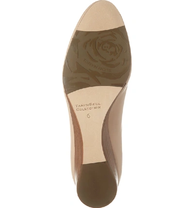 Shop Taryn Rose Collection Carmela Pump In Bisque Leather