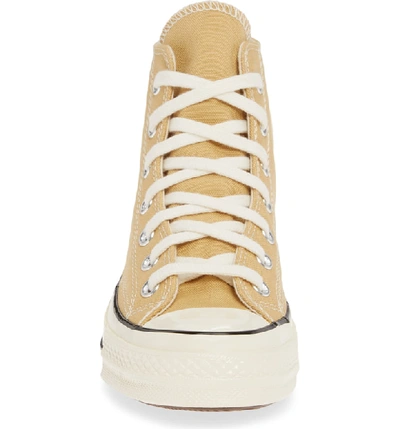 Shop Converse Chuck Taylor All Star 70 High Top Sneaker In Club Gold/ Egret/ Black