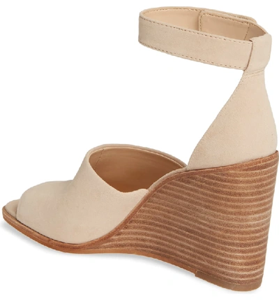 Vince Camuto Deedriana Wedge Sandal In Buff Suede | ModeSens