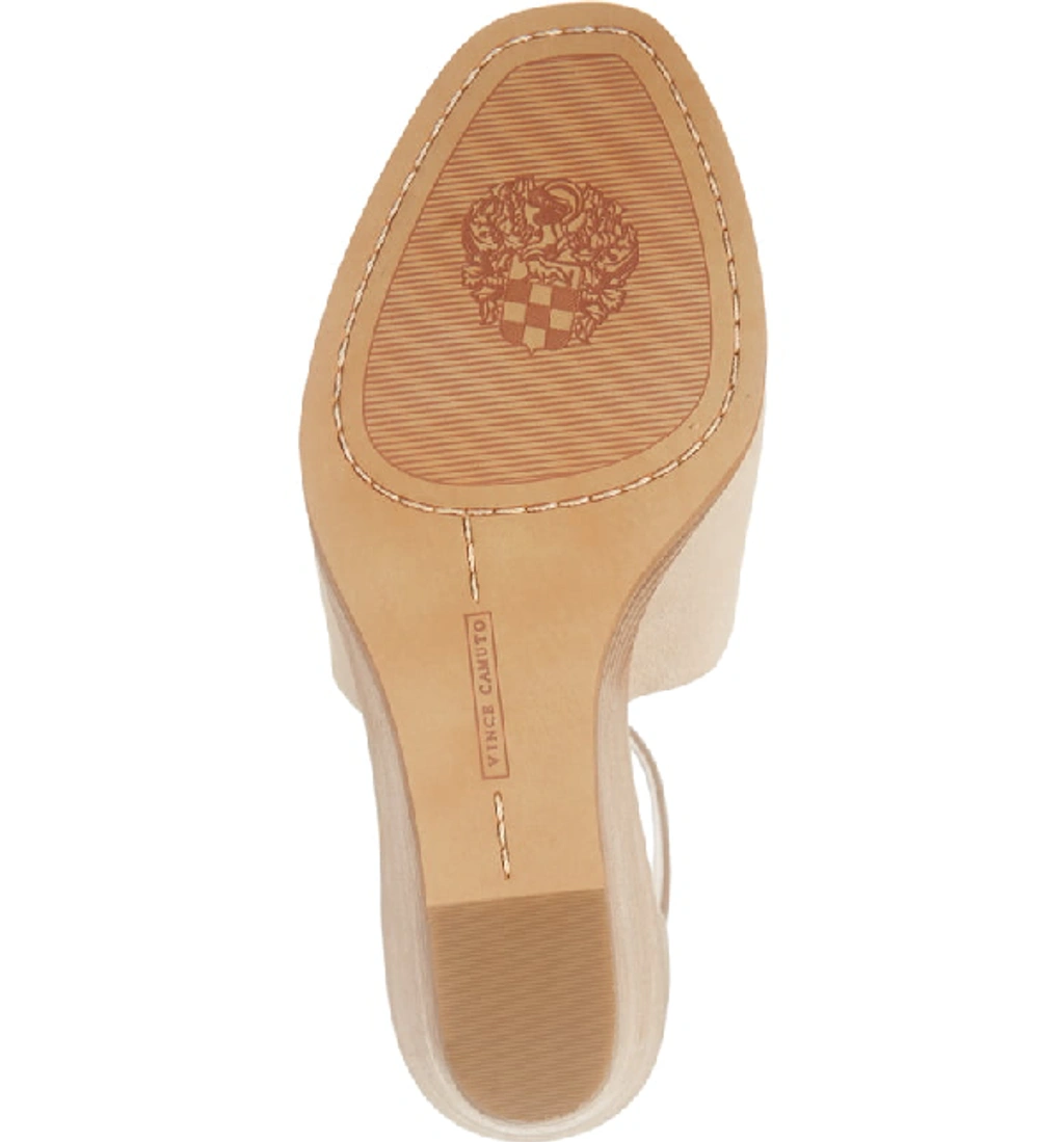 Vince Camuto Deedriana Wedge Sandal In Buff Suede ModeSens
