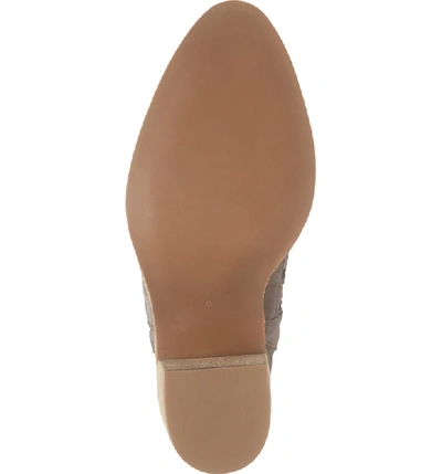 Shop Jeffrey Campbell Kamet Bootie In Taupe Suede