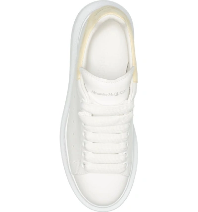 Shop Alexander Mcqueen Sneaker In White/ Honey Suckle