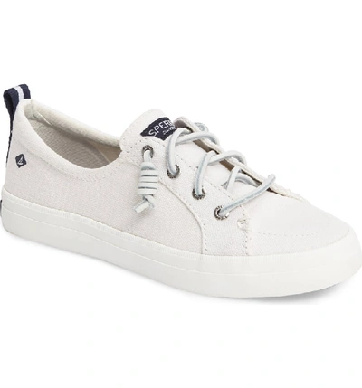 Shop Sperry Crest Vibe Slip-on Sneaker In White Canvas
