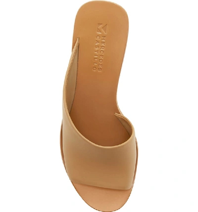 Shop Mercedes Castillo Izar Slide Sandal In Blonde