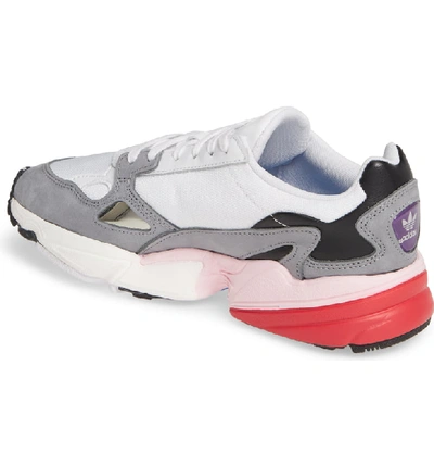 Shop Adidas Originals Falcon Sneaker In Trace Purple/ White