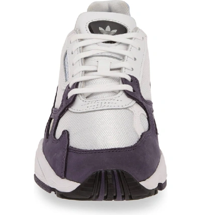 Shop Adidas Originals Falcon Sneaker In Trace Purple/ White