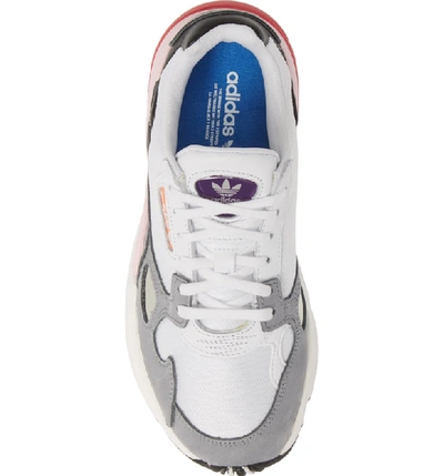 Shop Adidas Originals Falcon Sneaker In Trace Purple/ White