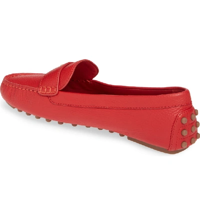 Shop Tory Burch Kira Driving Loafer In Ruby Red