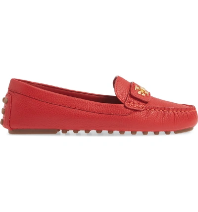Shop Tory Burch Kira Driving Loafer In Ruby Red
