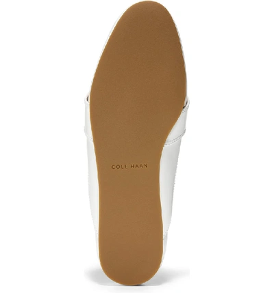 Cole Haan Aria Mule In Optic White Leather ModeSens