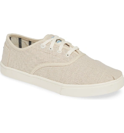 Shop Toms Cordones Sneaker In Natural Heritage Canvas