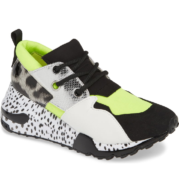 steve madden cliff sneakers neon green