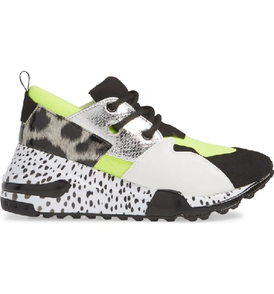 Steve Madden Women's Cliff Sneakers In Neon Green Multi | ModeSens