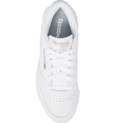 Shop Reebok Classic Leather Sneaker In Us-white