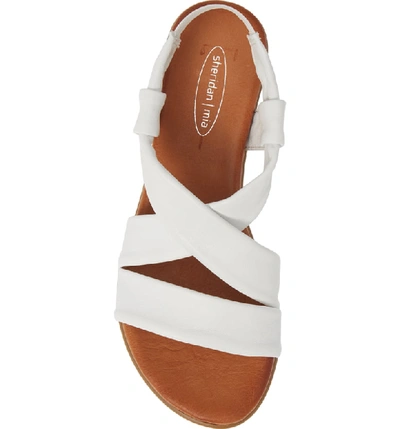 Shop Sheridan Mia Barie Slingback Sandal In White Leather