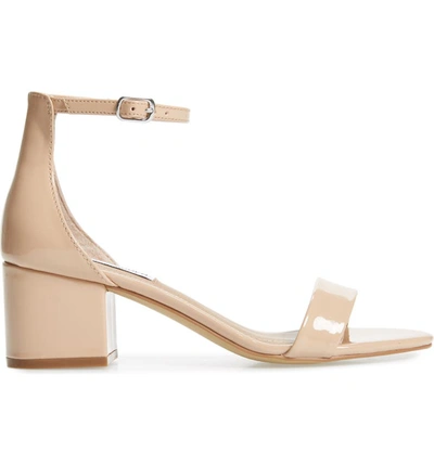 Shop Steve Madden Irenee Ankle Strap Sandal In Blush Patent Leather