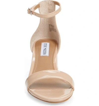 Shop Steve Madden Irenee Ankle Strap Sandal In Blush Patent Leather