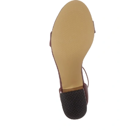 Shop Steve Madden Irenee Ankle Strap Sandal In Burgundy Patent Leather