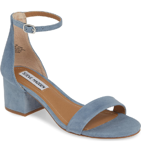 dusty blue heeled sandals