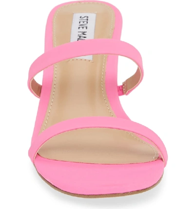 Shop Steve Madden Issy Slide Sandal In Pink