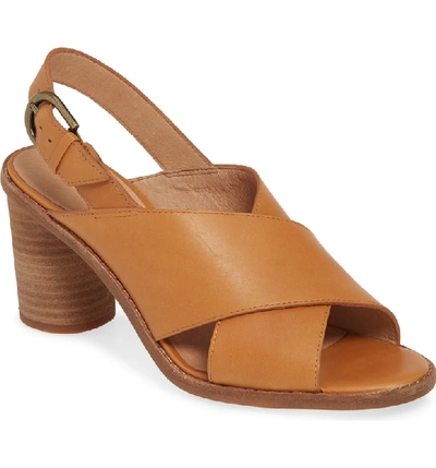The Ruthie Crisscross Sandal In Desert Camel