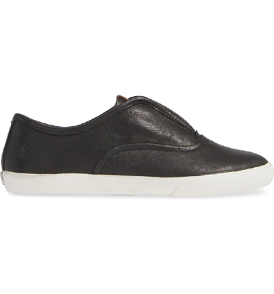 Shop Frye Maya Slip-on Sneaker In Black Leather