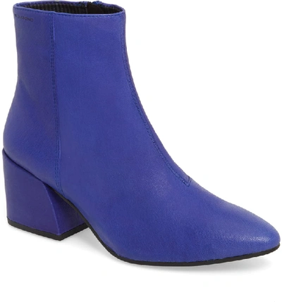 Shop Vagabond Olivia Bootie In Super Blue Leather