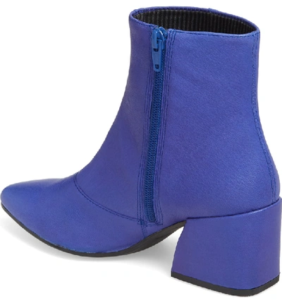 Shop Vagabond Olivia Bootie In Super Blue Leather